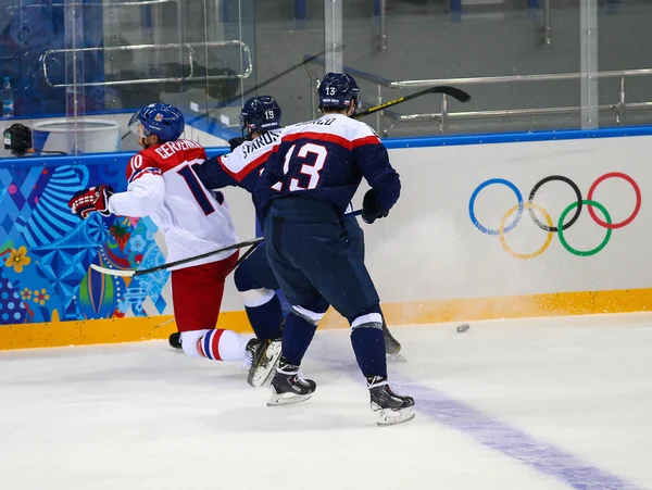 Eishockey. Play-off-Qualifikation der Herren — Stockfoto