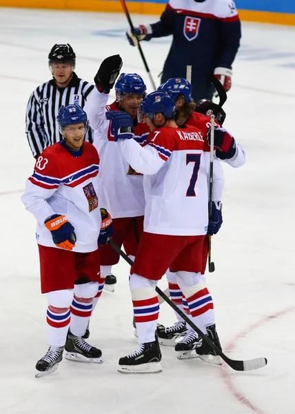 Eishockey. Play-off-Qualifikation der Herren — Stockfoto