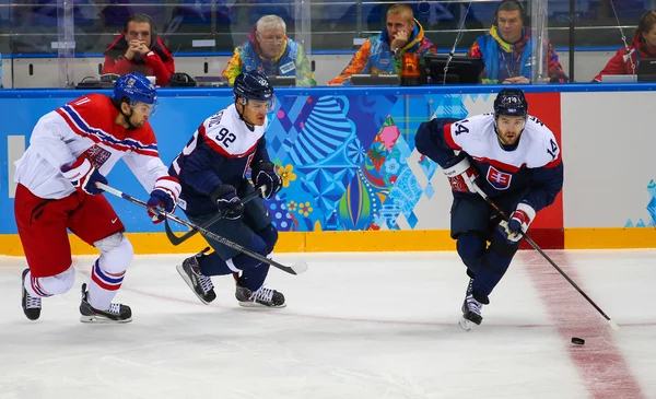 Eishockey. Play-off-Qualifikation der Herren — Stockfoto