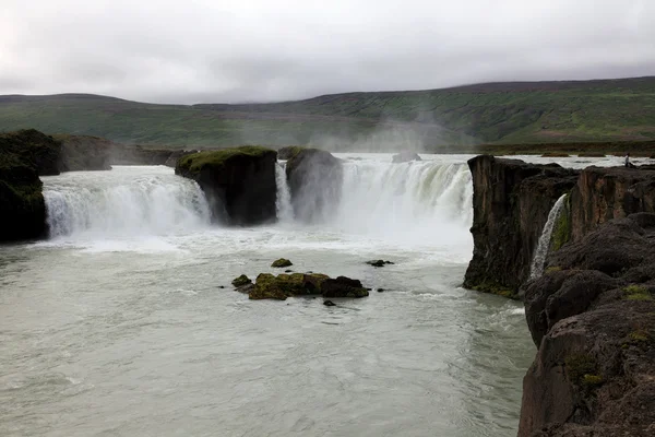 Vattenfallet Goðafoss — Stockfoto