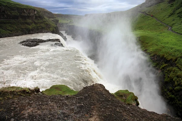 Gullfoss vattenfall — Stockfoto