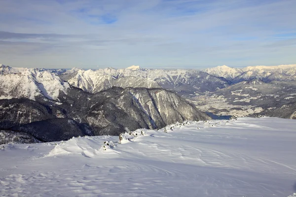 Plato dachstein-krippenstein görünümünü. — Stok fotoğraf