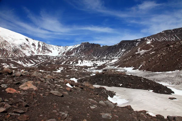 Volcán Ostriy Tolbachik . — Foto de Stock