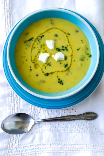 Zucchini soup — Stock Photo, Image