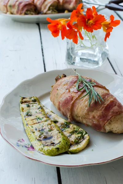 Chicken rolls — Stock Photo, Image