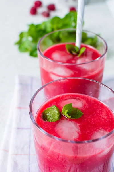 Raspberry juice — Stock Photo, Image