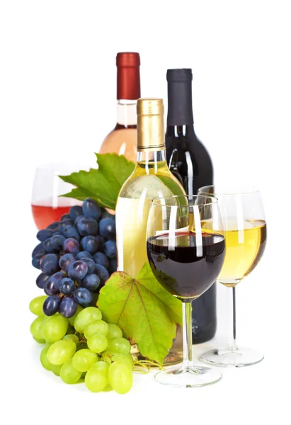 Üzüm ve şarap. — Stok fotoğraf