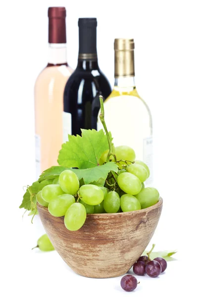 Druva och vin — Stockfoto