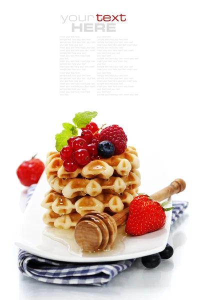 Belgische Waffeln — Stockfoto