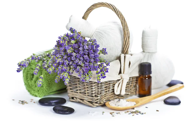Lavendelspa — Stockfoto