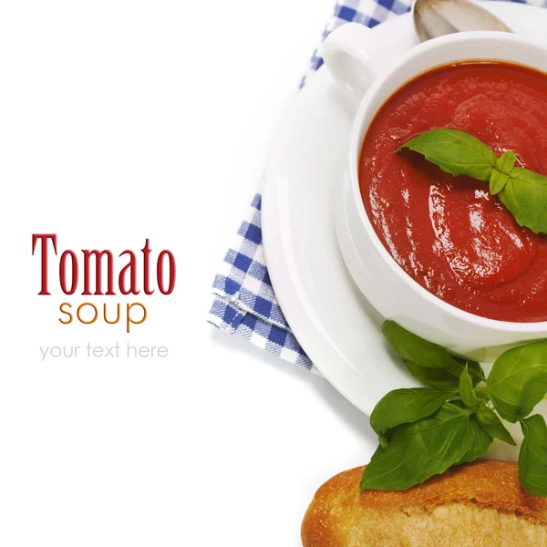 传统番茄汤 — 图库照片
