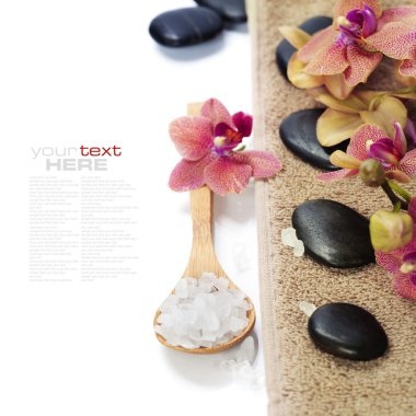 güzel orkide ile Spa kompozisyon