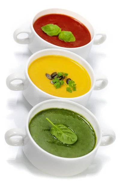 Traffic light soups — Stock Image Traffic light soups Royalty Free Stock Photos