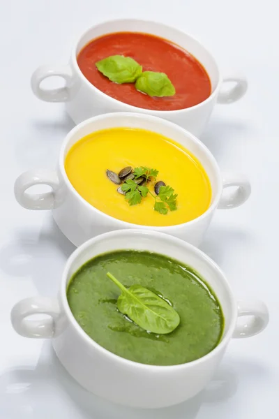 Светофорные супы — стоковое фото