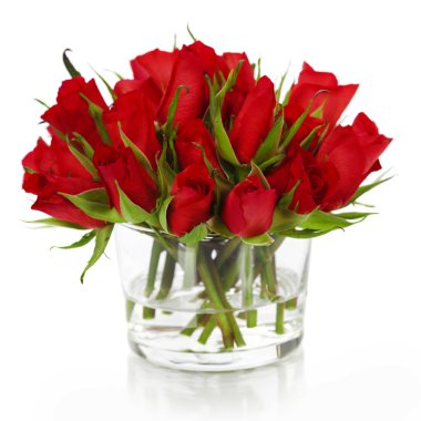 Картина, постер, плакат, фотообои "красивые красные розы ван гог", артикул 25017145