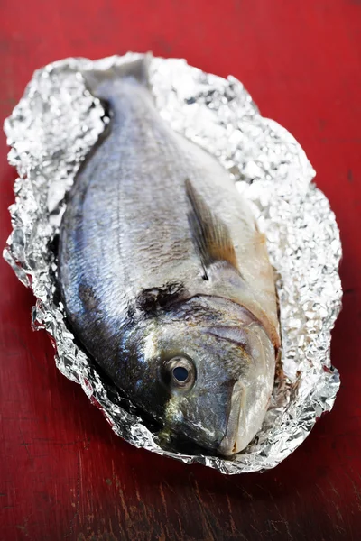 Frischer Dorada-Fisch — Stockfoto