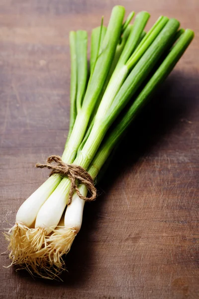 Fresh spring onions — Stock Photo, Image