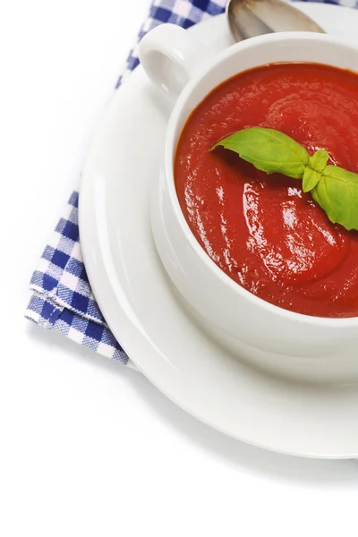 Soupe traditionnelle aux tomates — Photo