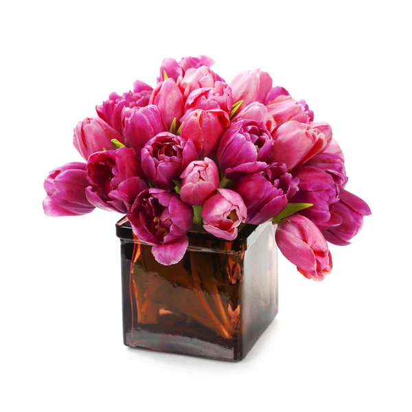 Roze tulpen — Stockfoto