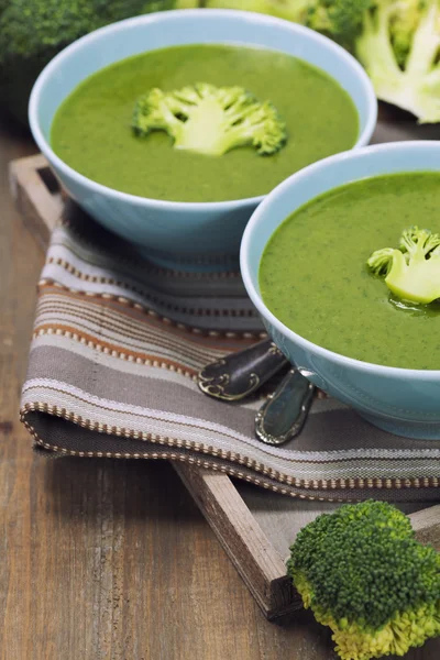 Traditional broccoli soup — Stock Photo, Image