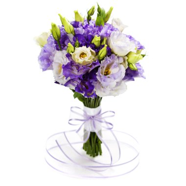 güzel eustoma çiçek buketi