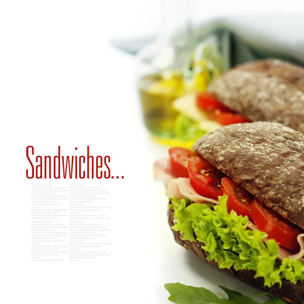 Sandwiches — Stock Photo, Image