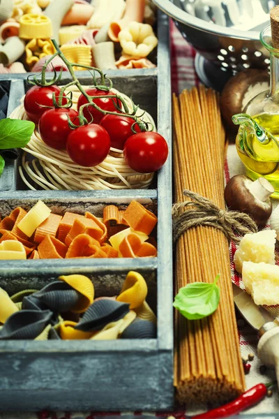 Diverse pasta — Stockfoto