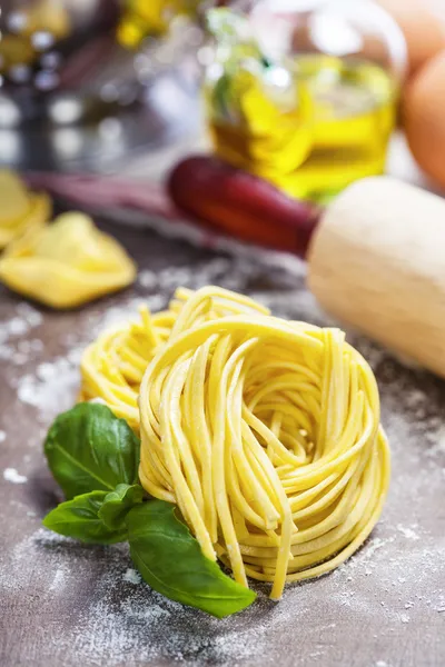 Fersk pasta – stockfoto