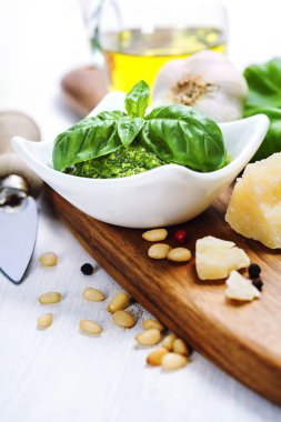 taze pesto yaptı