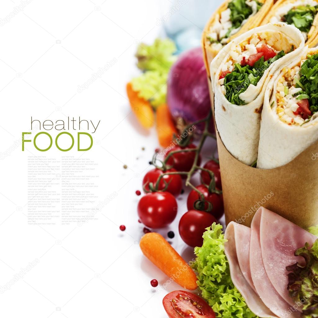 Tortilla wraps — Stock Photo © klenova 39266593