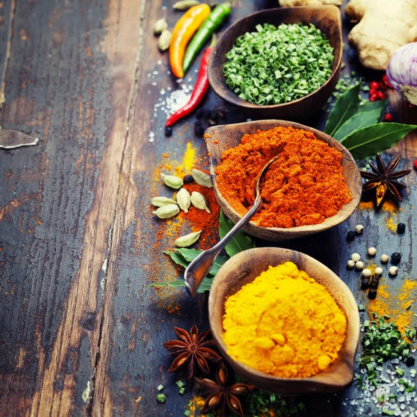 Spices and herbs — Stock Photo, Image