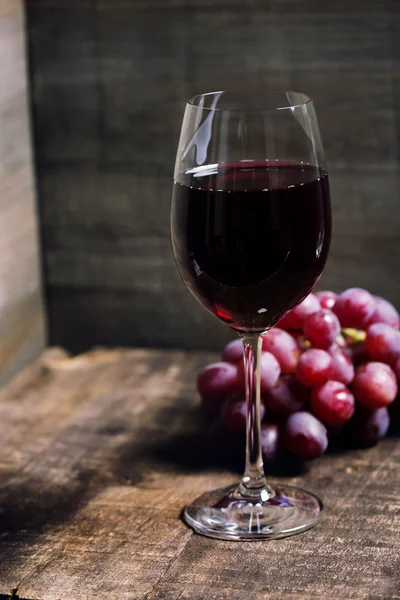 Vinho e uva — Fotografia de Stock