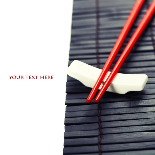Chopsticks vermelhos — Fotografia de Stock