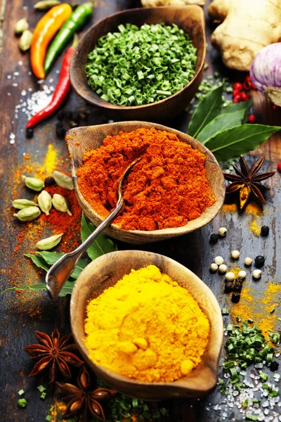 Spices and herbs — Stock Photo, Image