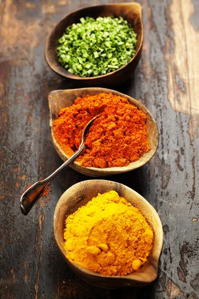 Various spices and herbs — Stock Photo, Image