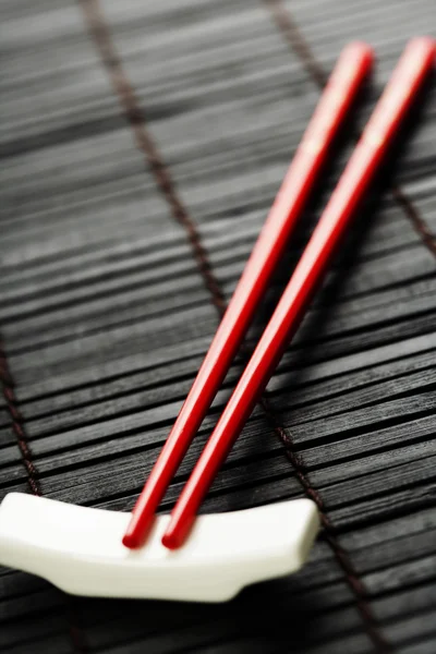 Chopsticks vermelhos — Fotografia de Stock