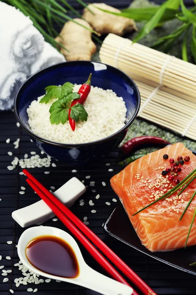 Sushi ingrediënten — Stockfoto