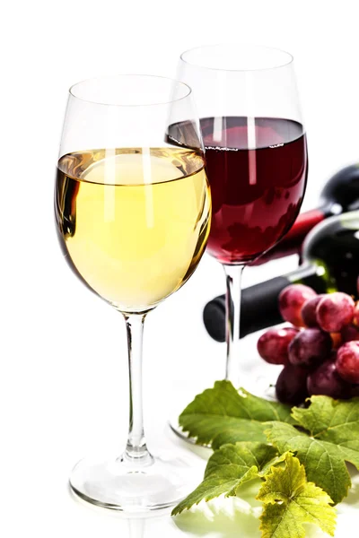 Vino e uva — Foto Stock