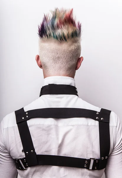 Nape with the painted hair — Stock Photo, Image