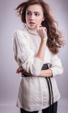 güzel kadın poz Studio