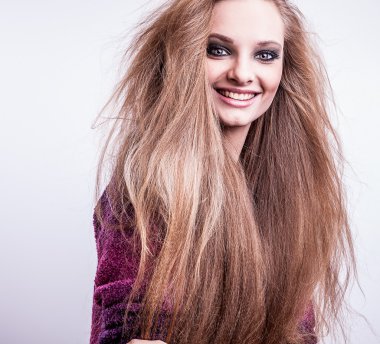 genç seksi model kız poz Studio