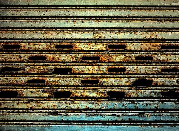 Levande färger grunge metall bakgrund. — Stockfoto
