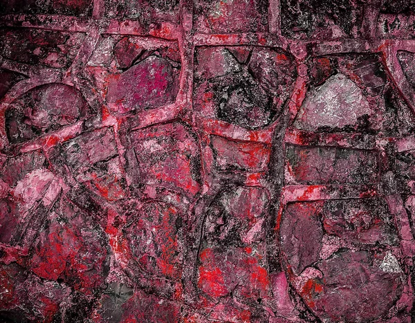 Grunge colored background of old stone wall texture. — Stock Photo, Image
