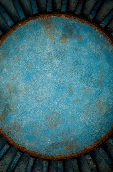 Hatch on gas station. Grunge metal texture. — Stock Photo, Image