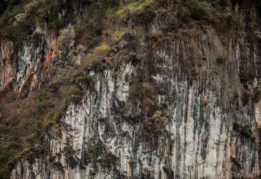 Cliff arka plan olarak Tayland.