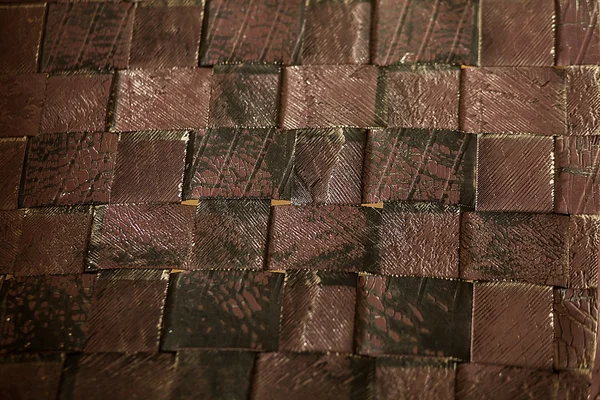 Vieille texture de cuir grunge utilisé comme fond . — Photo