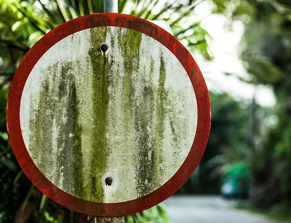 Old grunge road sign. — Stock Photo, Image