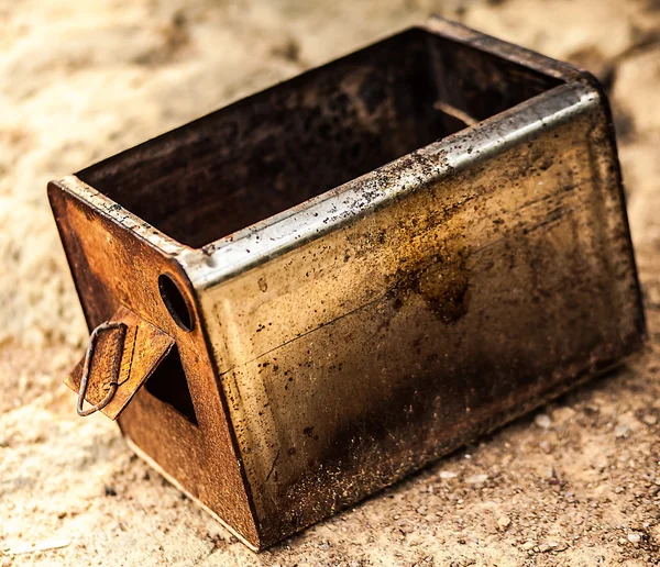 Old vintage and rusty container — Stock Photo, Image