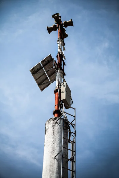 Detalhe de um mastro de navios — Fotografia de Stock