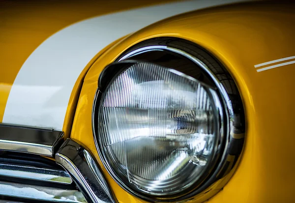 Classic yellow Mini — Stock Photo, Image